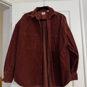 Men's Dark Brown Corduroy Levi Jacket size M